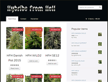 Tablet Screenshot of hybridsfromhell.net